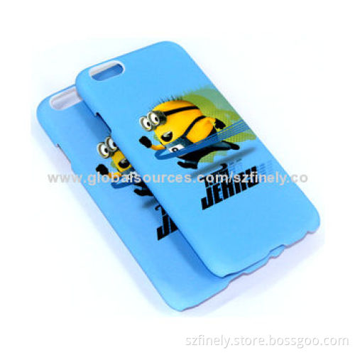PC case for iPhone 6, water-transfer printing with different oil finished, different touch feeling